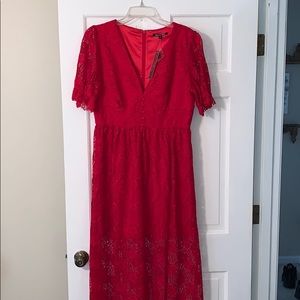 Red Gianni Binni dress